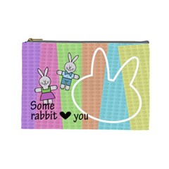 Some rabbit love you - Custom Cosmetic Bag (Large)