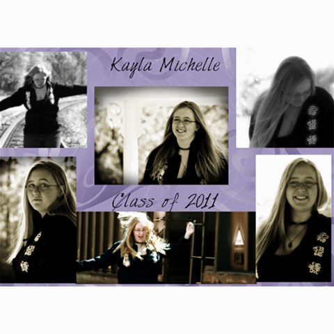 Kayla Announcement 2011 By Tammy Baker 7 x5  Photo Card - 1