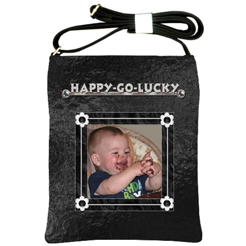 Happy Go Lucky Shoulder Sling Bag By Lil Front