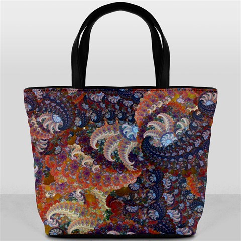 Abstract Swirls Blue By Bags n Brellas Back