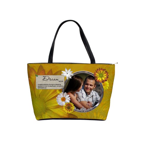 Dream/laugh Classic Shoulder Handbag By Lil Front