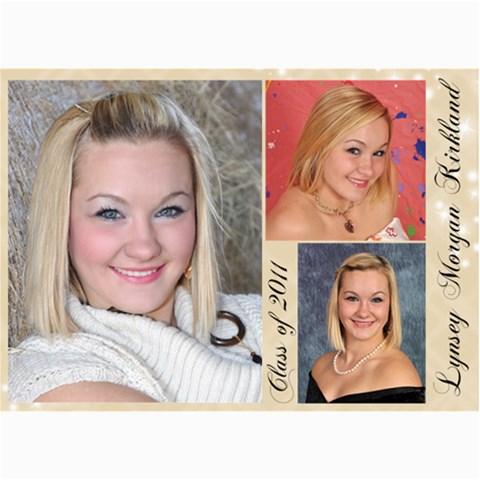 Lynsey s Announcements By Echo Kirkland 7 x5  Photo Card - 3
