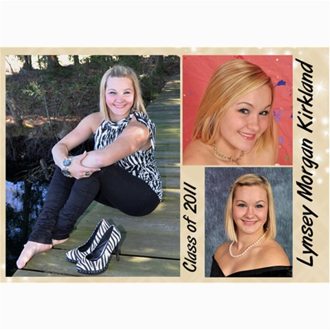 Lynsey s Announcements By Echo Kirkland 7 x5  Photo Card - 7