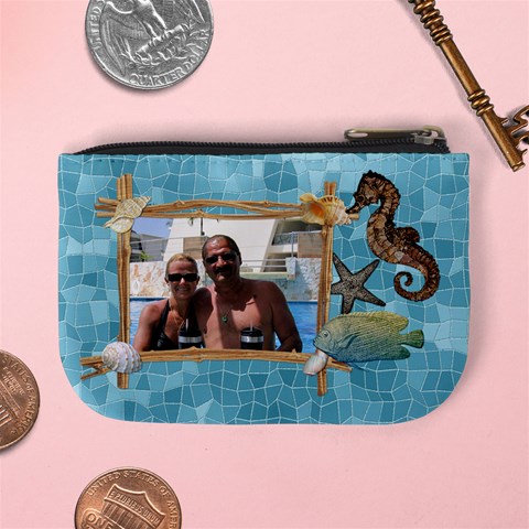 Tropical Ocean Mini Coin Purse By Lil Back