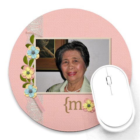 Round Mousepad Front