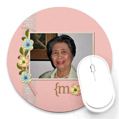 Round Mousepad- Mom