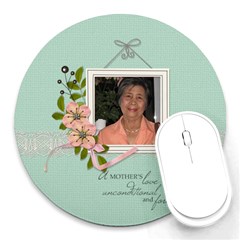 Round Mousepad- A Mother s Love Round Mousepad- A Mother s Love