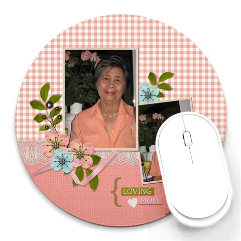 Round Mousepad Front