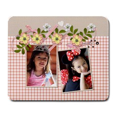 Large Mousepad - Flower Girl Large Mousepad - Flower Girl