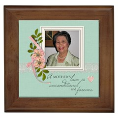 Framed Tile- A Mother s Love