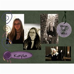 Kayla announcement 2011(3) - 5  x 7  Photo Cards