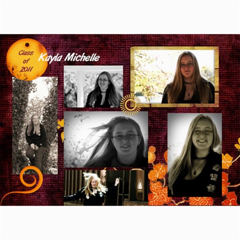 Kayla Announcement 2011(4) By Tammy Baker 7 x5  Photo Card - 4