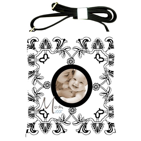 Mom Xxx Shoulder Sling Bag By Catvinnat Front