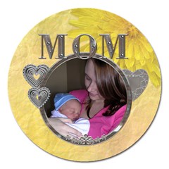 Mom 5  Magnet - Magnet 5  (Round)