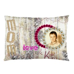 Love & Kisses Mom Mothers Day Pillow Case