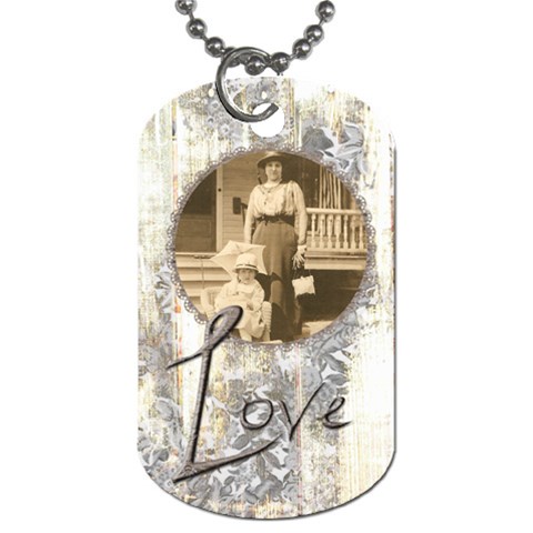 Mommy s Girl Mothers Day Double Sided Dog Tag By Catvinnat Back