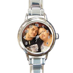 ate ni and jenald - Round Italian Charm Watch