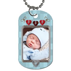 Baby Love 1-Sided Dog Tag - Dog Tag (One Side) Baby Love 1-Sided Dog Tag - Dog Tag (One Side)