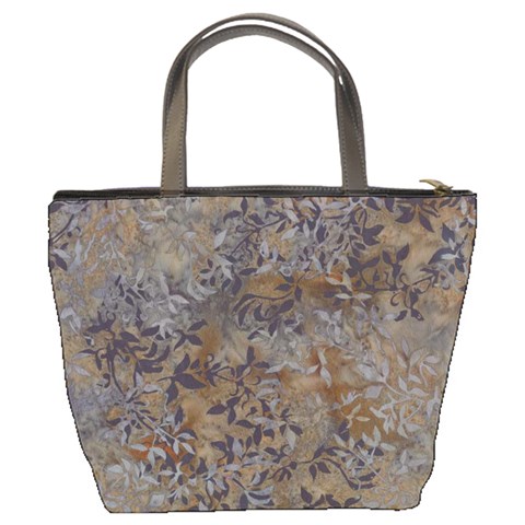 Batik Leaves Small Bucket Bag By Bags n Brellas Back