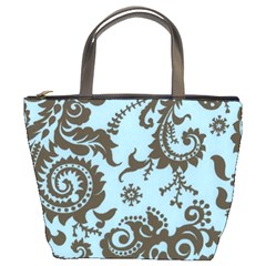 sky swirl bucket bag