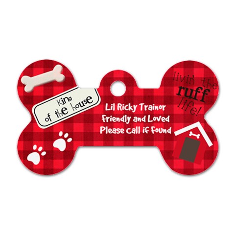 Rickys Dog Tag By Michelle Back