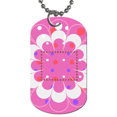 My Flower Dog Tag 2s By Daniela Front
