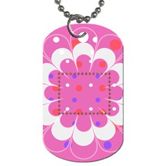 My Flower dog tag 2s - Dog Tag (Two Sides)