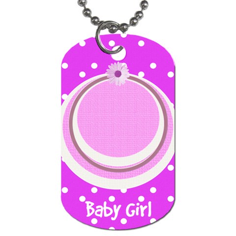 Baby Girl Dog Tag 2s By Daniela Back
