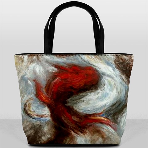 Koi Abstract Bucket Bag By Bags n Brellas Back