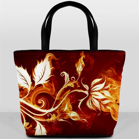 In Flames Bucket Bag By Bags n Brellas Back
