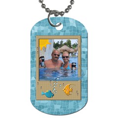 Tropical Travel 2-Sided Dog Tag - Dog Tag (Two Sides)