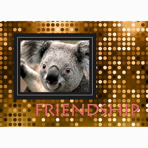 Friendship By Clince 7 x5  Photo Card - 1