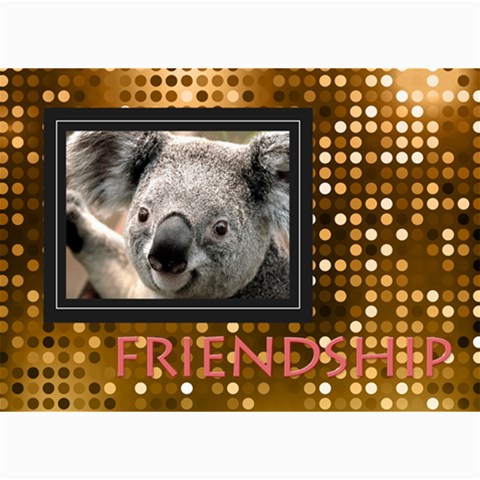 Friendship By Clince 7 x5  Photo Card - 9