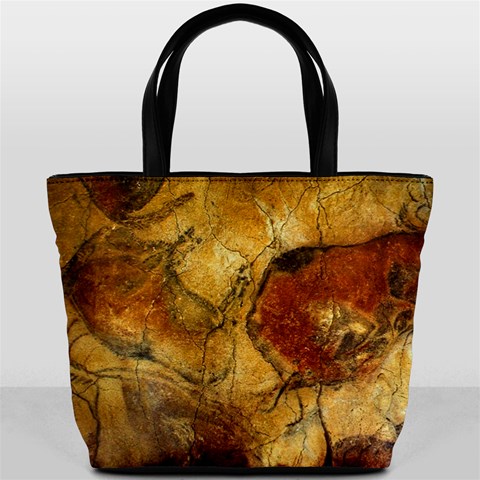 Cave Painting Bucket Bag By Bags n Brellas Front