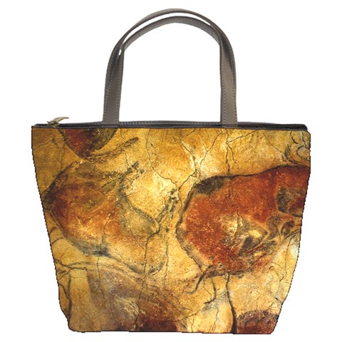 Cave Painting Bucket Bag By Bags n Brellas Front