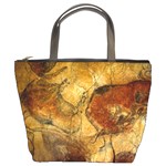 cave painting bucket bag