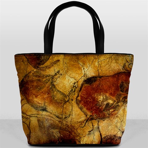 Cave Painting Bucket Bag By Bags n Brellas Back