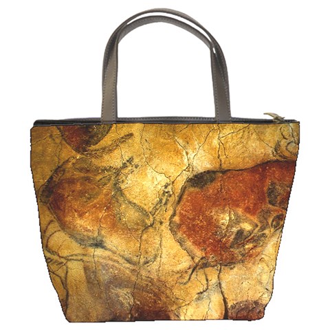 Cave Painting Bucket Bag By Bags n Brellas Back