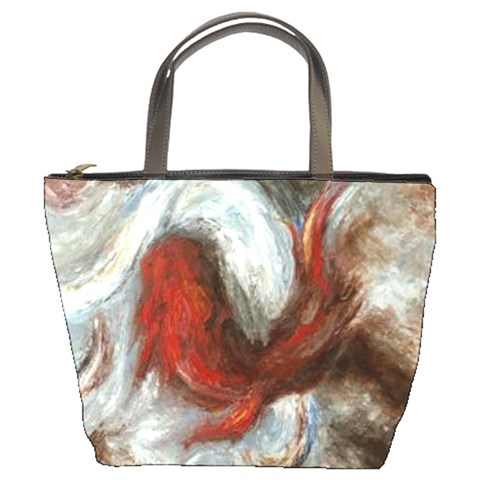 Koi Abstract2 Bucket Bag By Bags n Brellas Front