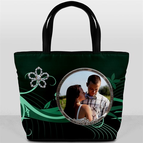 Pretty Green Bucket Bag By Lil Front