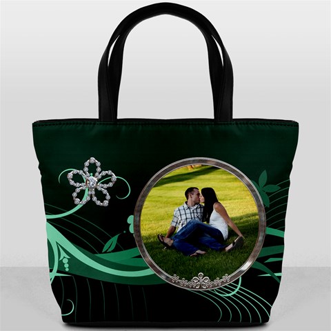 Pretty Green Bucket Bag By Lil Back