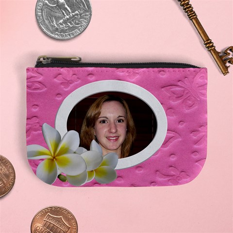 Pretty In Pink Coin Purse By Deborah Front