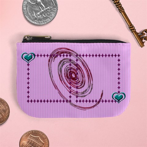 Swirl Coin Purse By Daniela Front