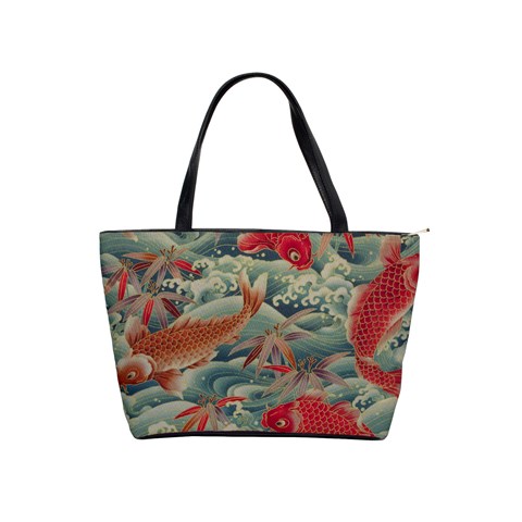 Koi Red Shoulder Bag By Bags n Brellas Front