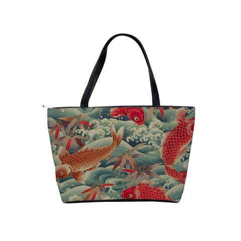 Koi Red Shoulder Bag By Bags n Brellas Back