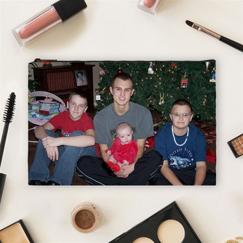 Sullivan Family Large Cosmetic Bag By Debra Macv Front
