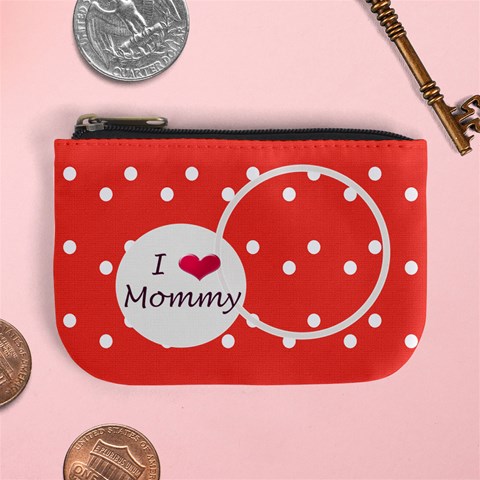 Love Mommy Coin Purse By Daniela Front