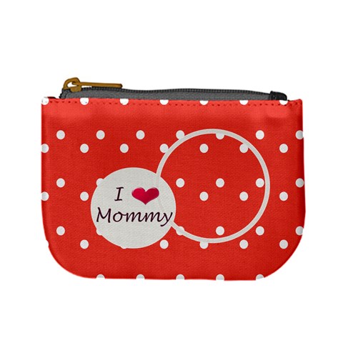 Love Mommy Coin Purse By Daniela Front