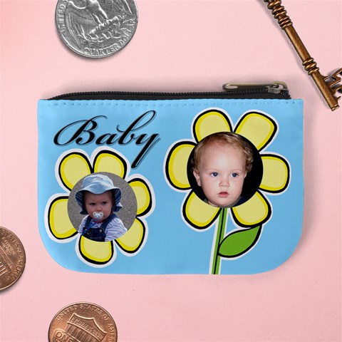 My Flowers Baby Coin Purse By Deborah Back