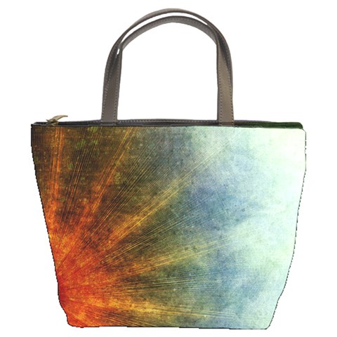 Colored Star Burst2 Bucket Bag By Bags n Brellas Front